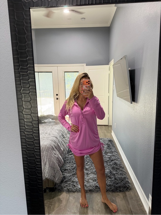 Huk Other - Pink Long Sleeve Tunic Top